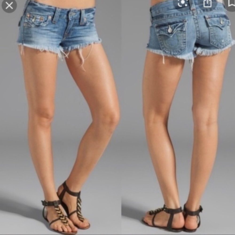 Rock &Republic faded Jean Shorts size 28